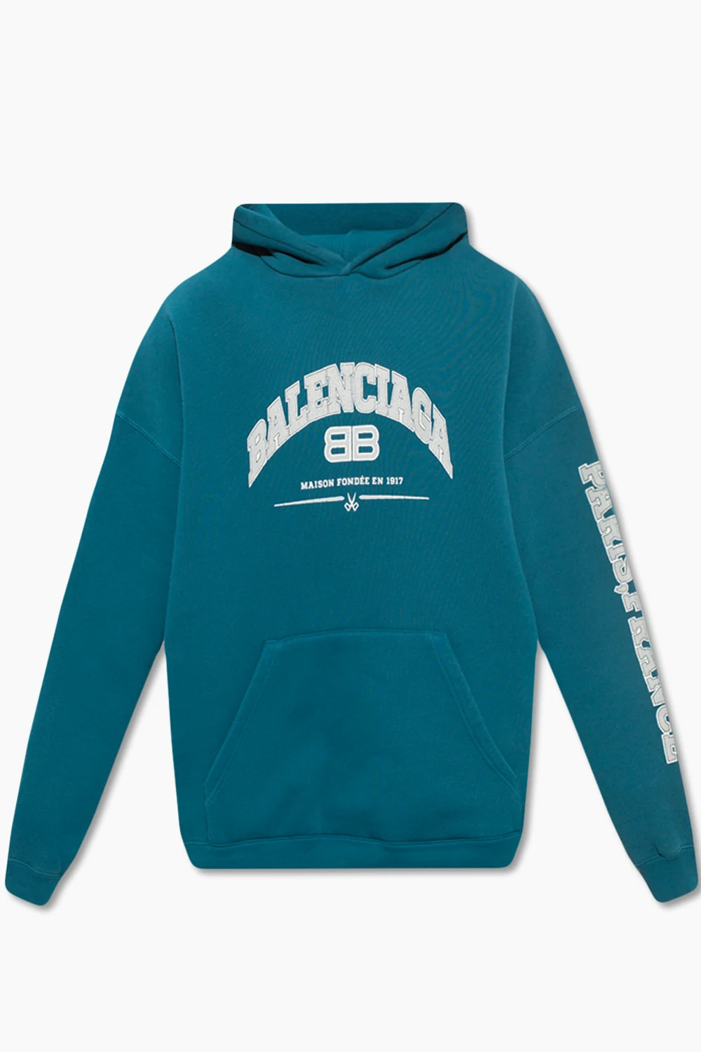 BLUE Hoodie with logo