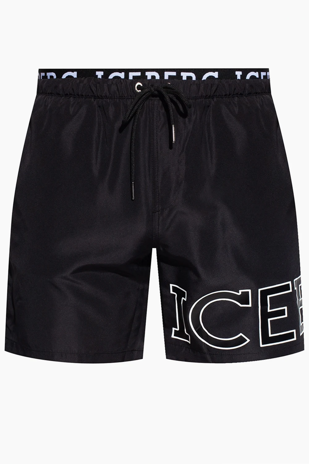 BLACK Swim shorts with logo