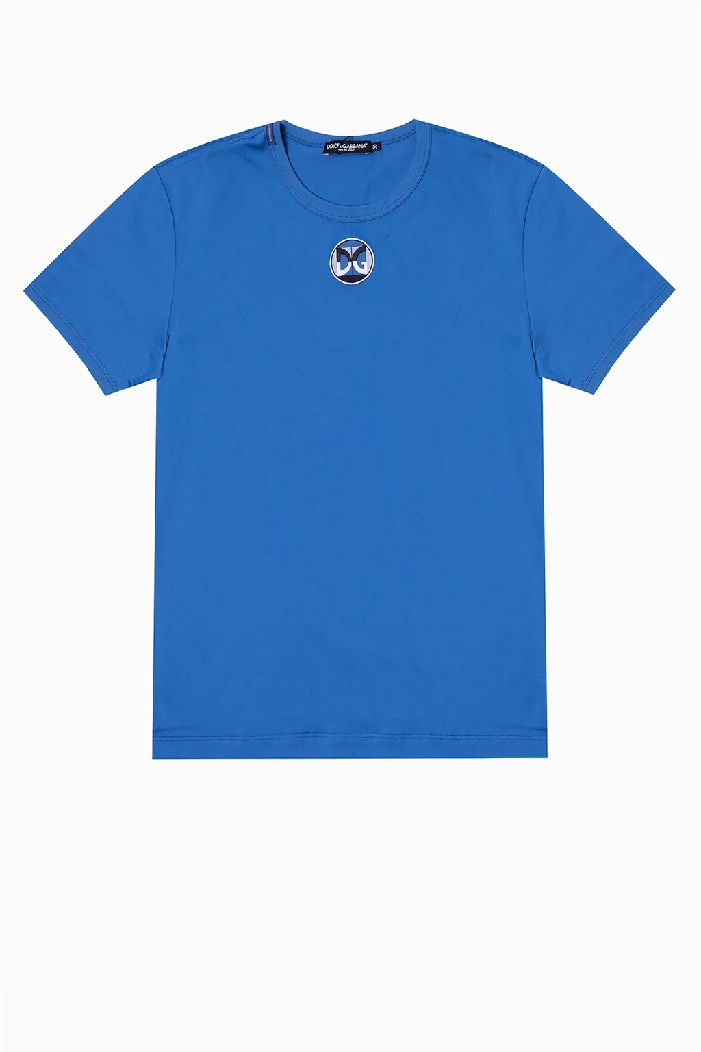 BLUE Patched T-shirt