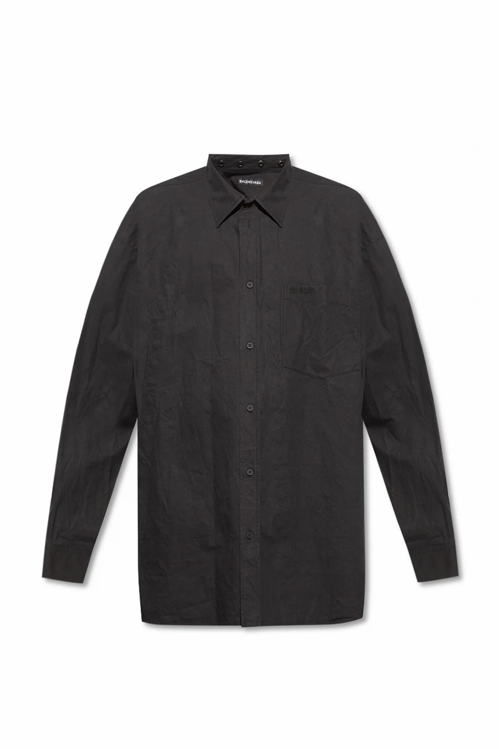 BLACK ‘Snap’ oversize shirt