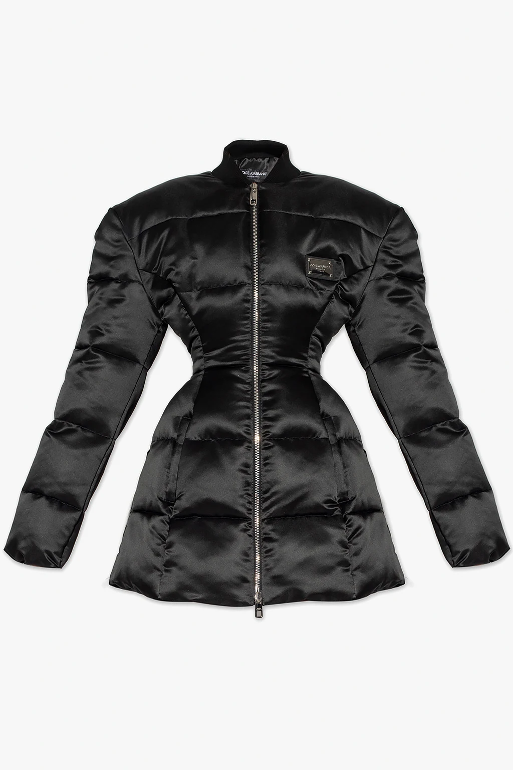 BLACK Fitted insulated jacket