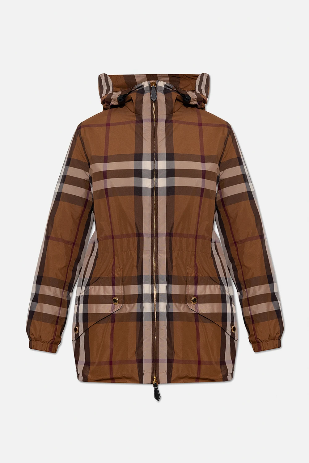 BROWN ‘Binham’ hooded jacket