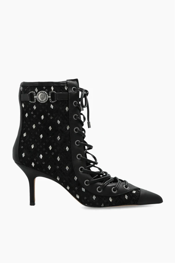 CZARNY Botki na obcasie `Mansion Corset`