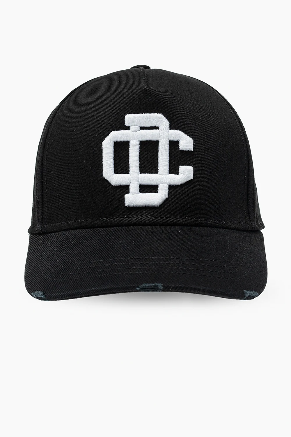BLACK Logo-patched baseball cap