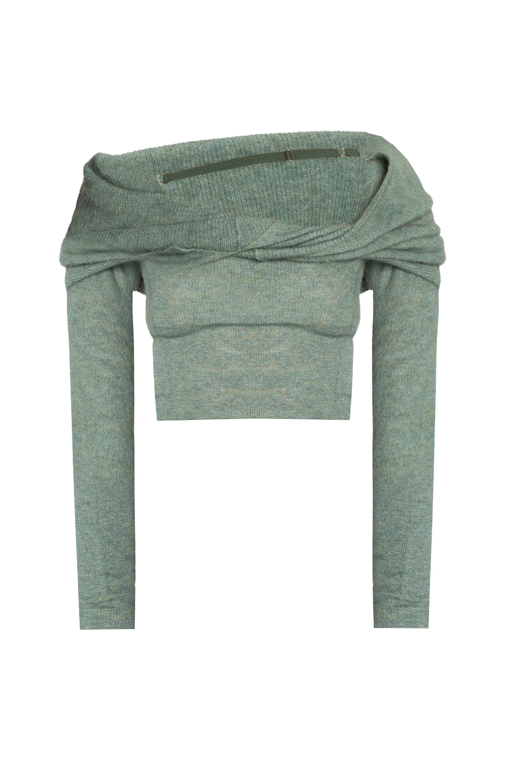 Top with decorative neckline
