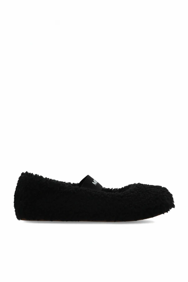 CZARNY Buty ‘MB SHEARLING BALLERINA’
