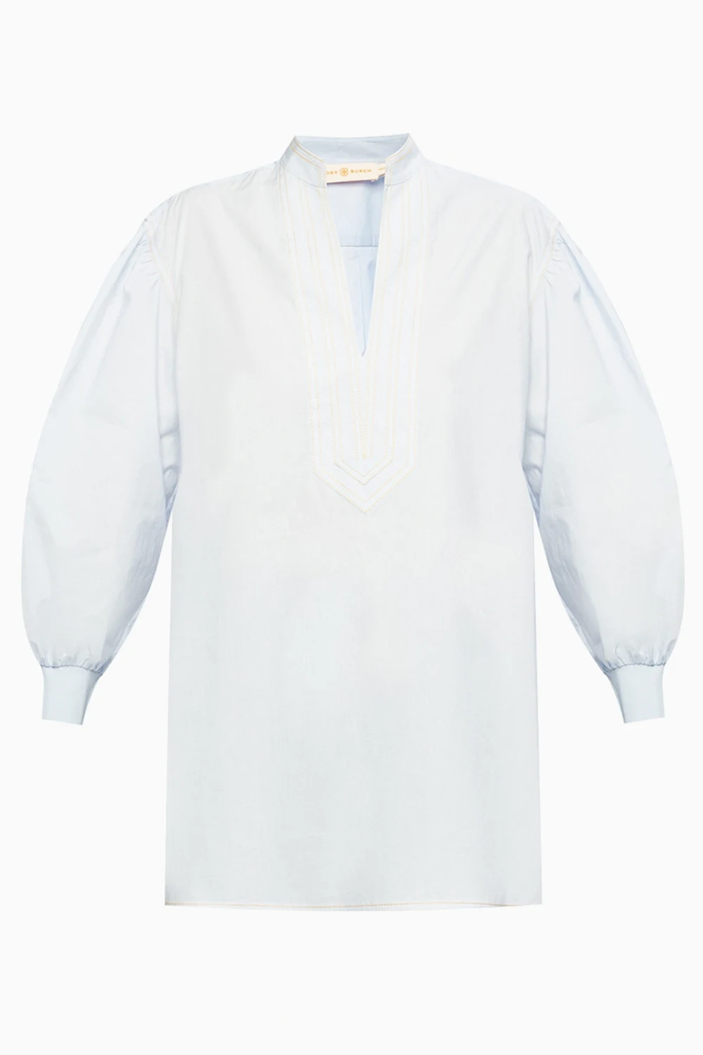 light blue Puffed-sleeve tunic