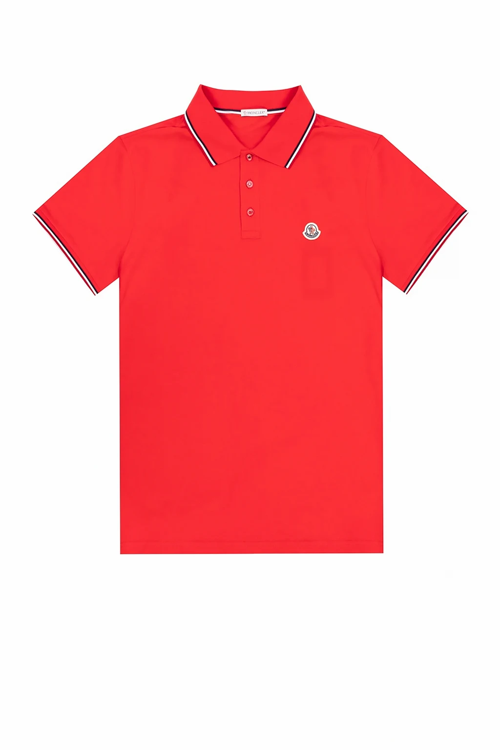Polo shirt with patch