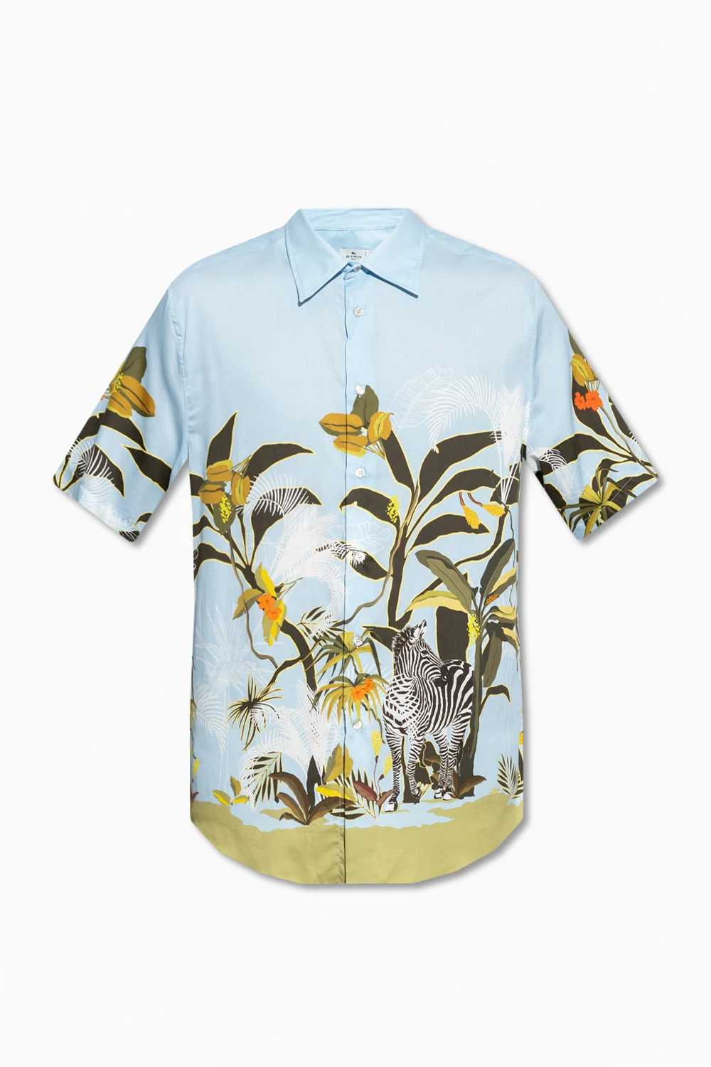 Shirt with floral motif