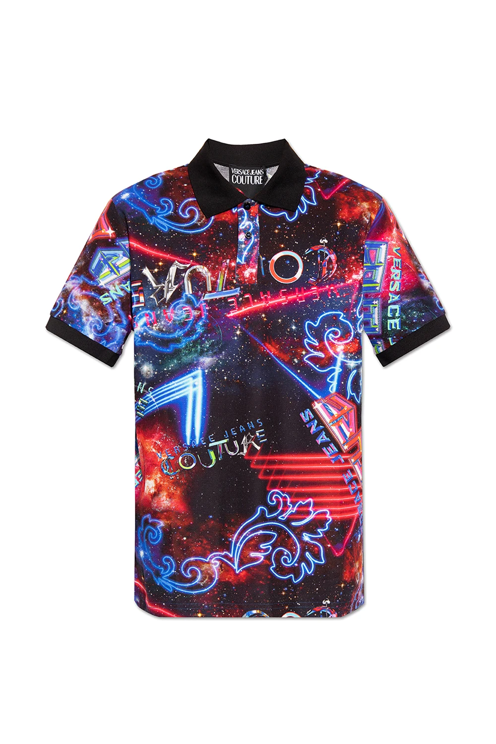 MULTICOLOUR Patterned polo shirt