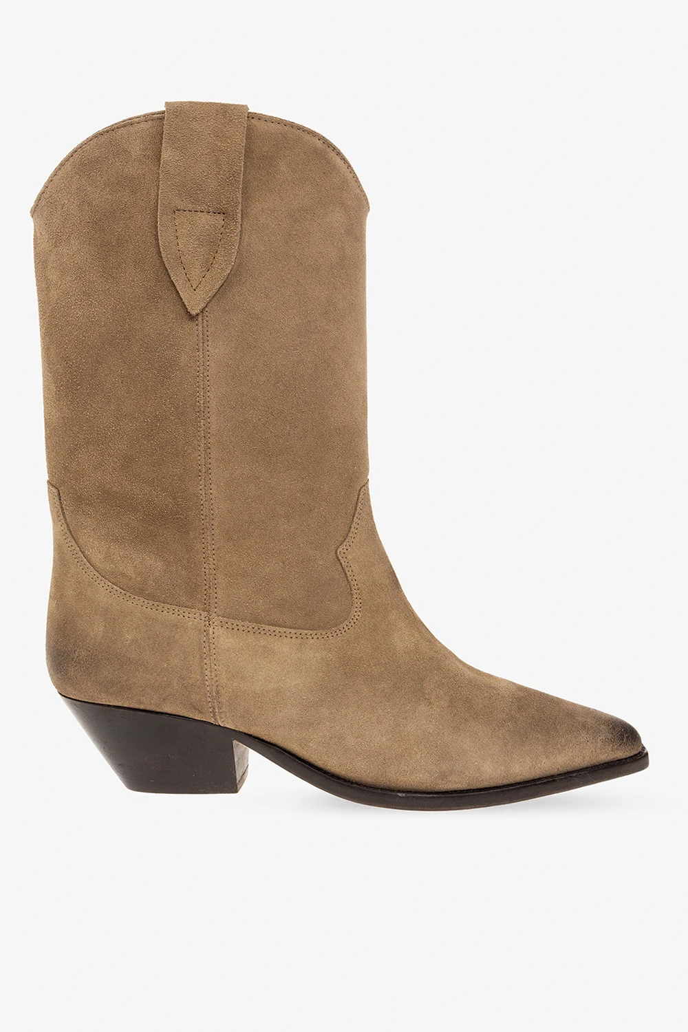 BEIGE ‘Duerto’ heeled ankle boots