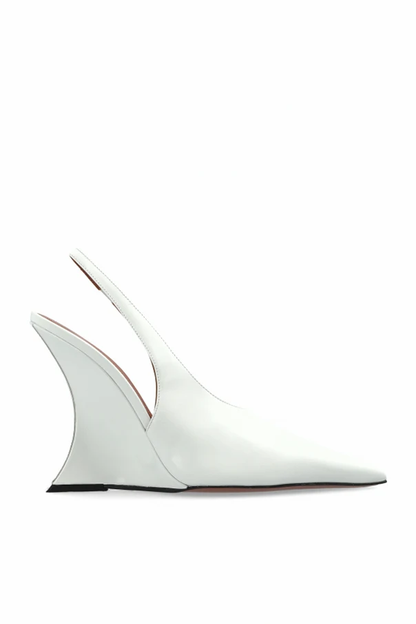 BIAŁY  Buty na koturnie ‘Nina’