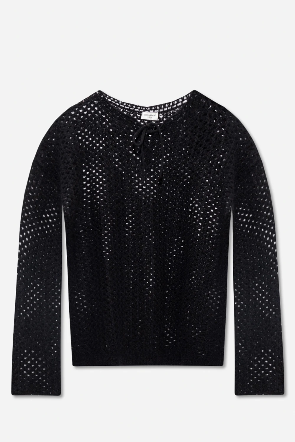 BLACK Openwork sweater
