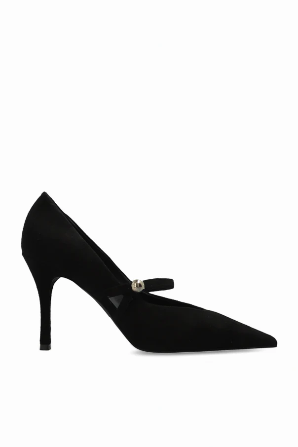 BLACK "Mary Jane" stilettos