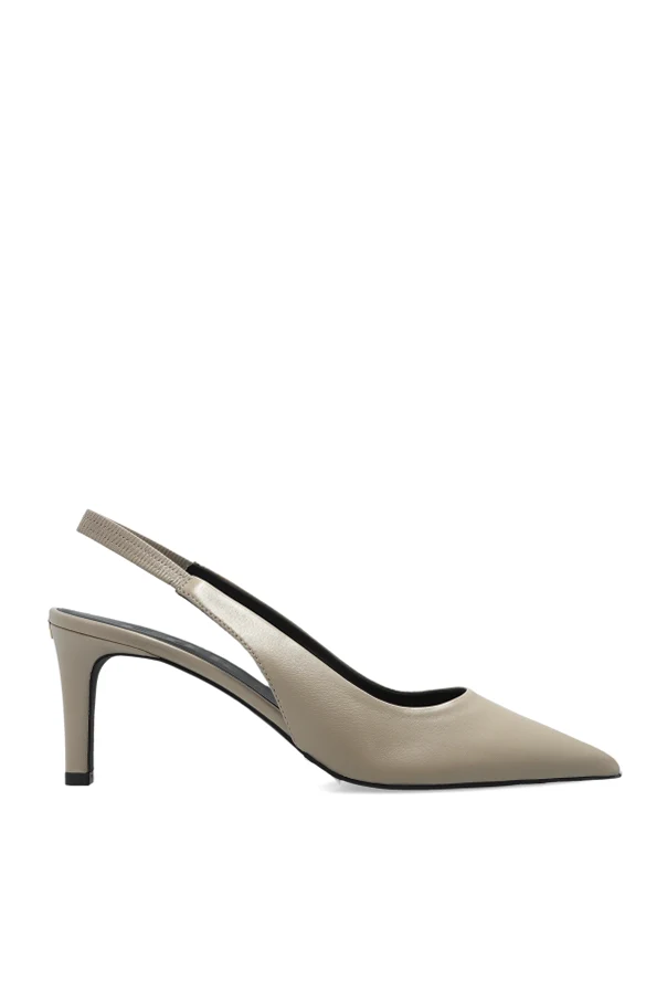 GREY 'Slingback' stilettos