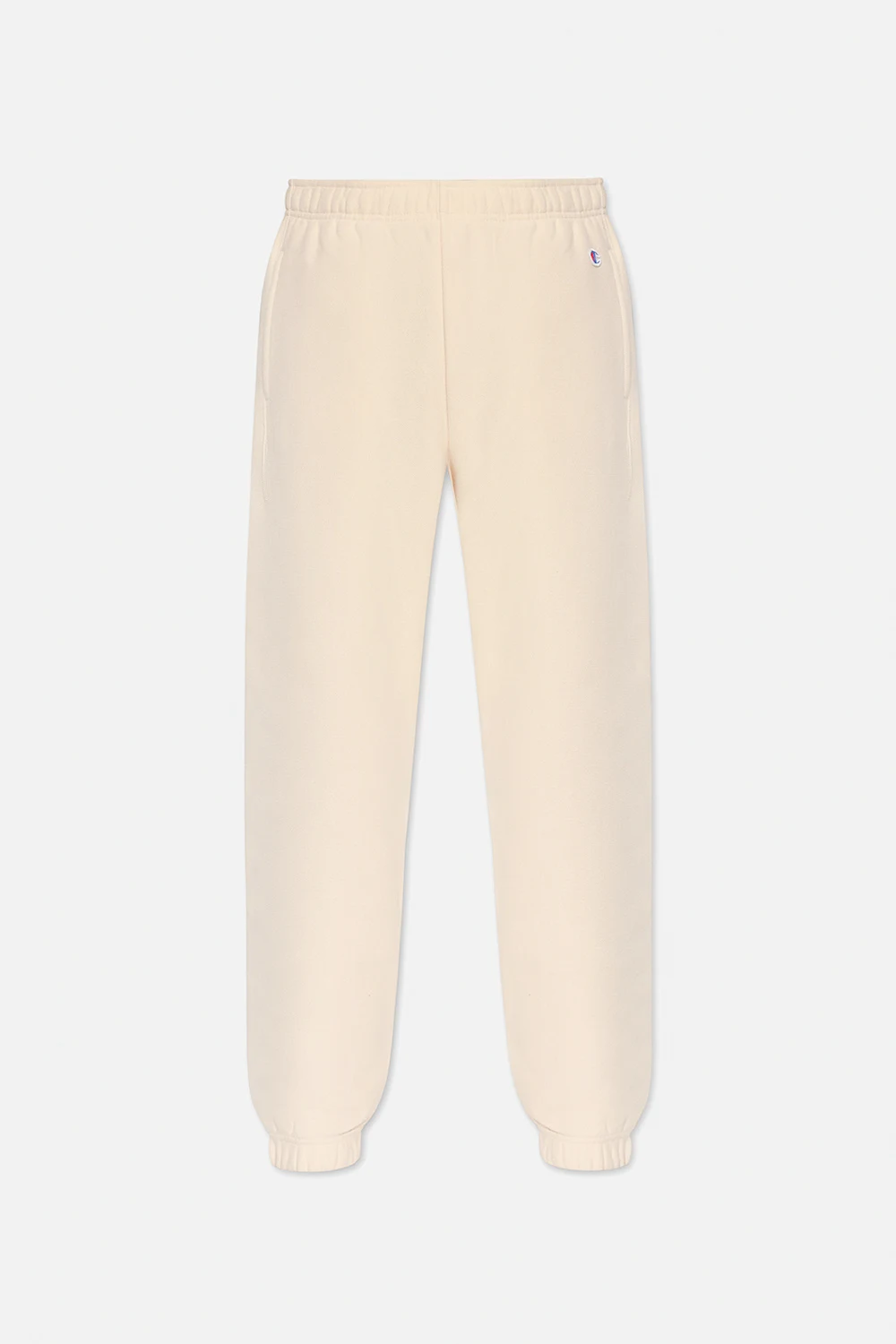 cream Sweatpants with logo