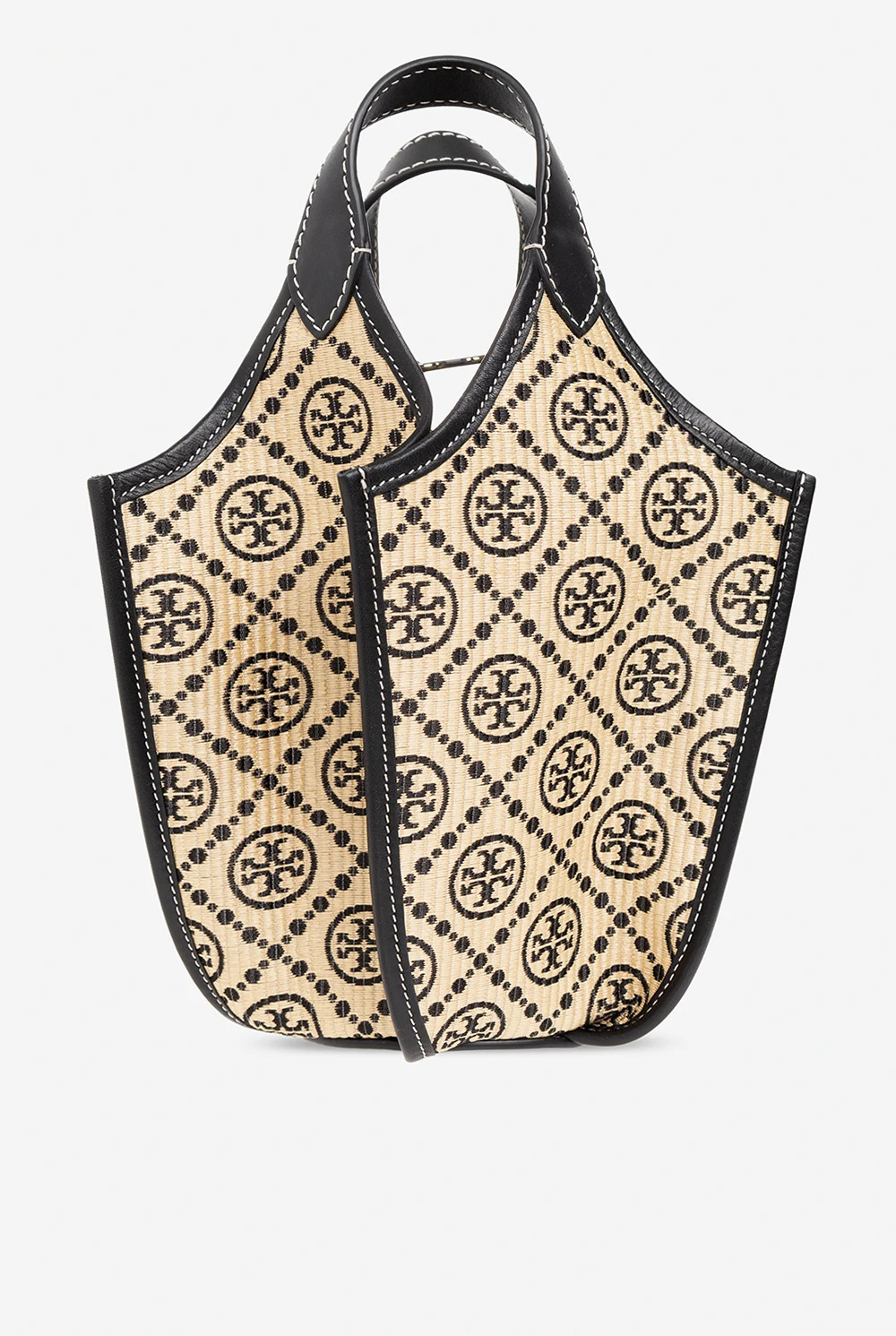 beige ‘Lampshade’ handbag with logo