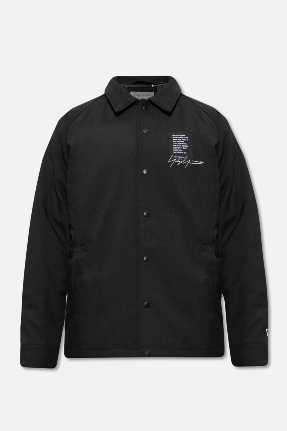 Puffer jacket with logo