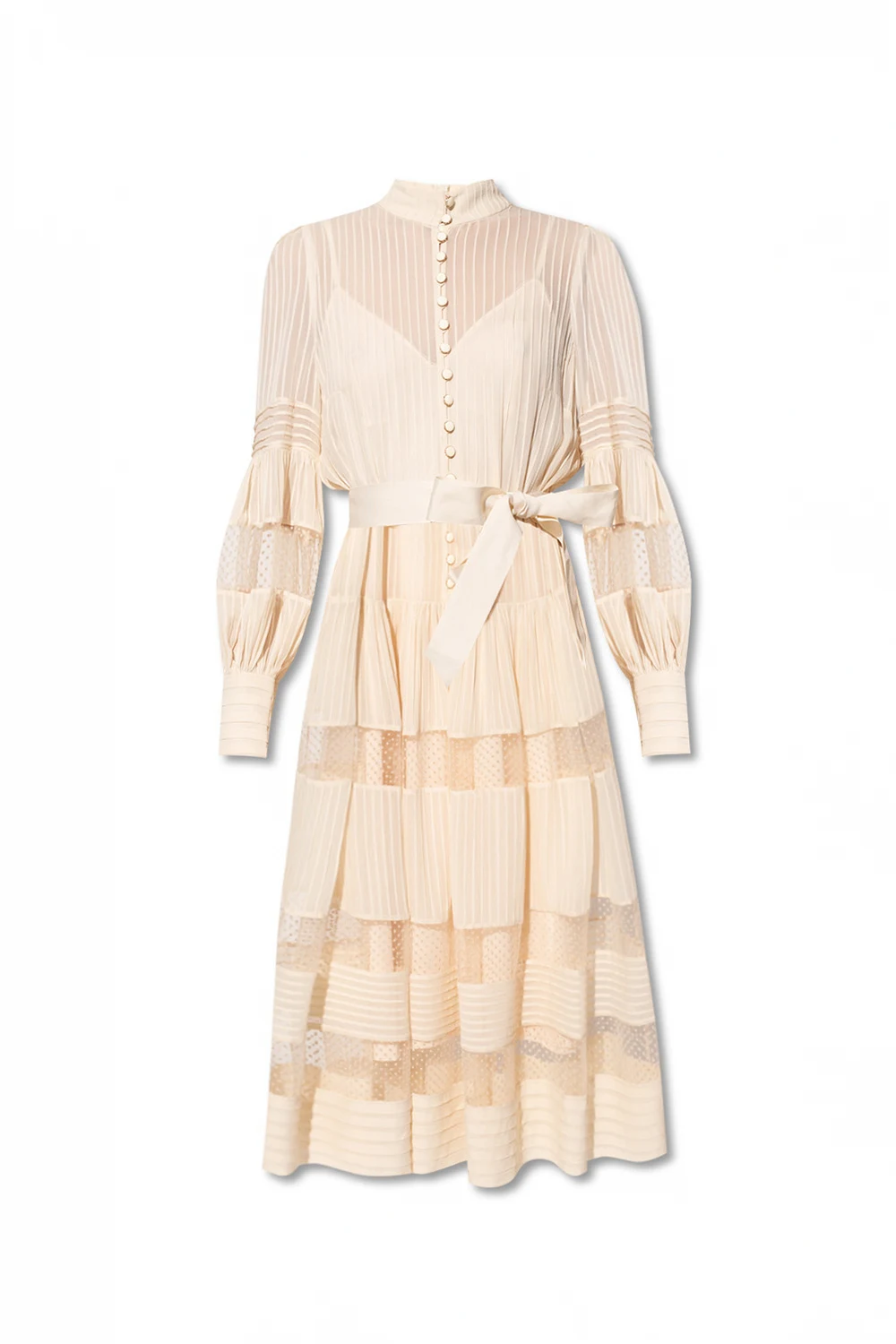 Dress with decorative buttons