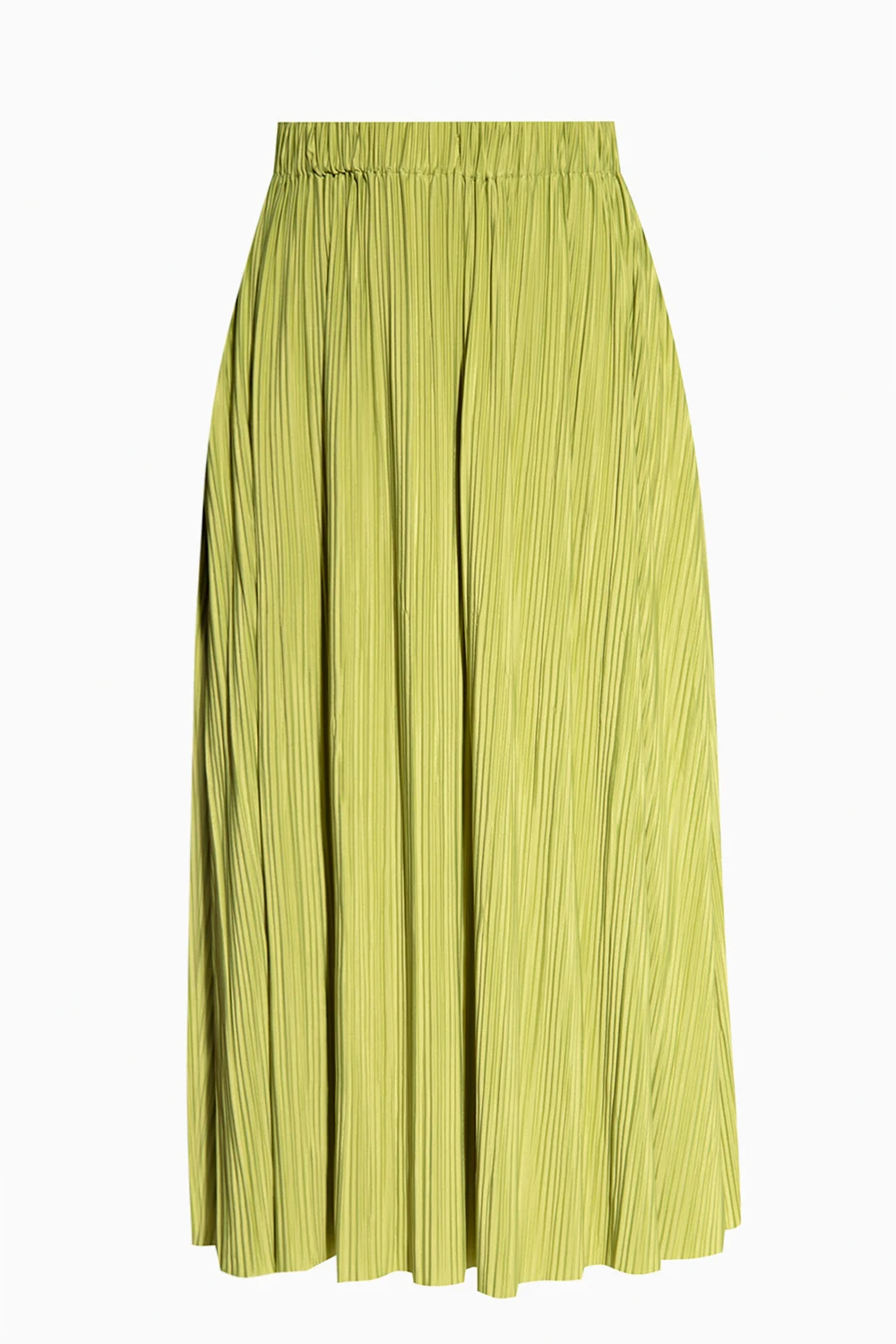 GREEN Pleated skirt