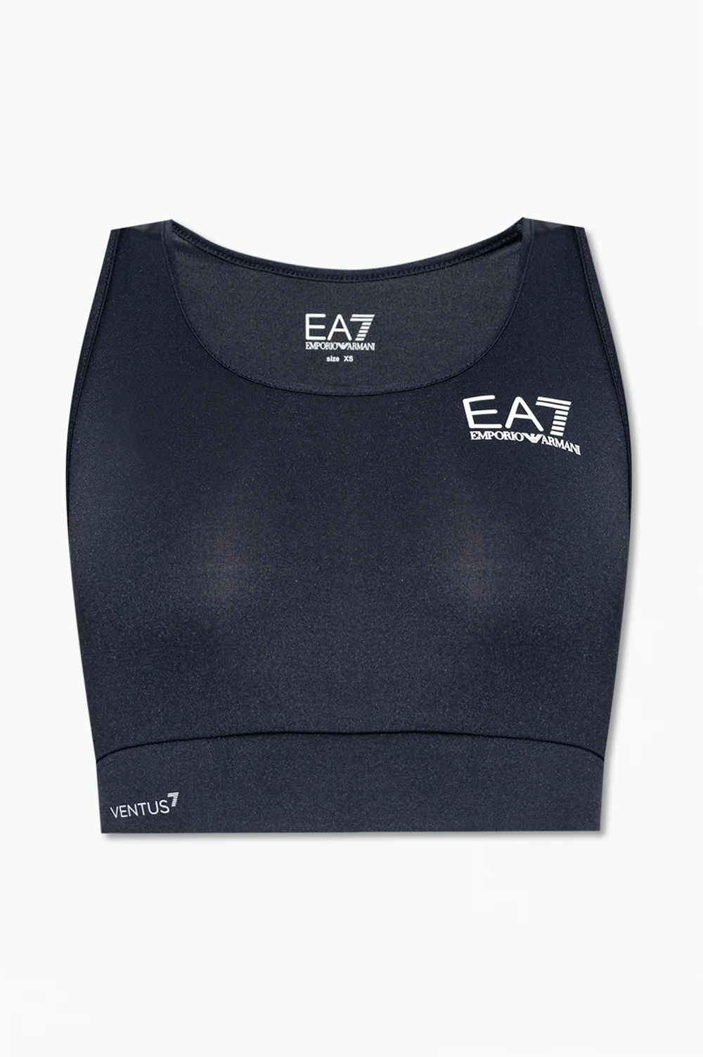 NAVY BLUE Sports top with logo