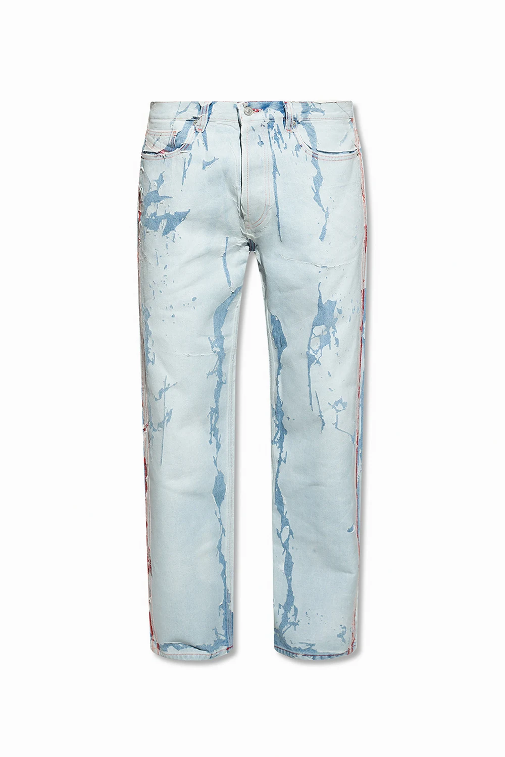 Jeans with tapered legs