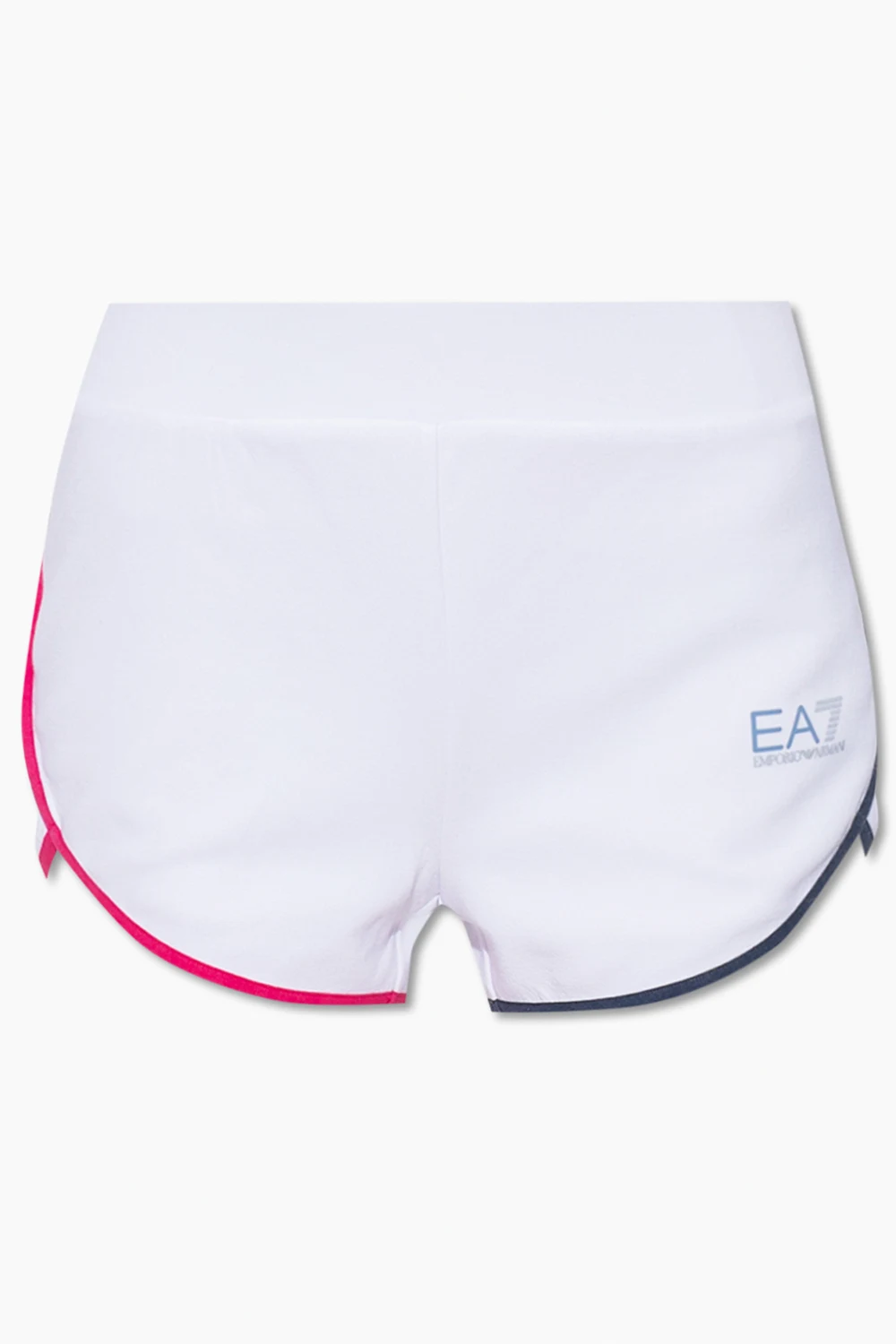 WHITE Shorts with logo