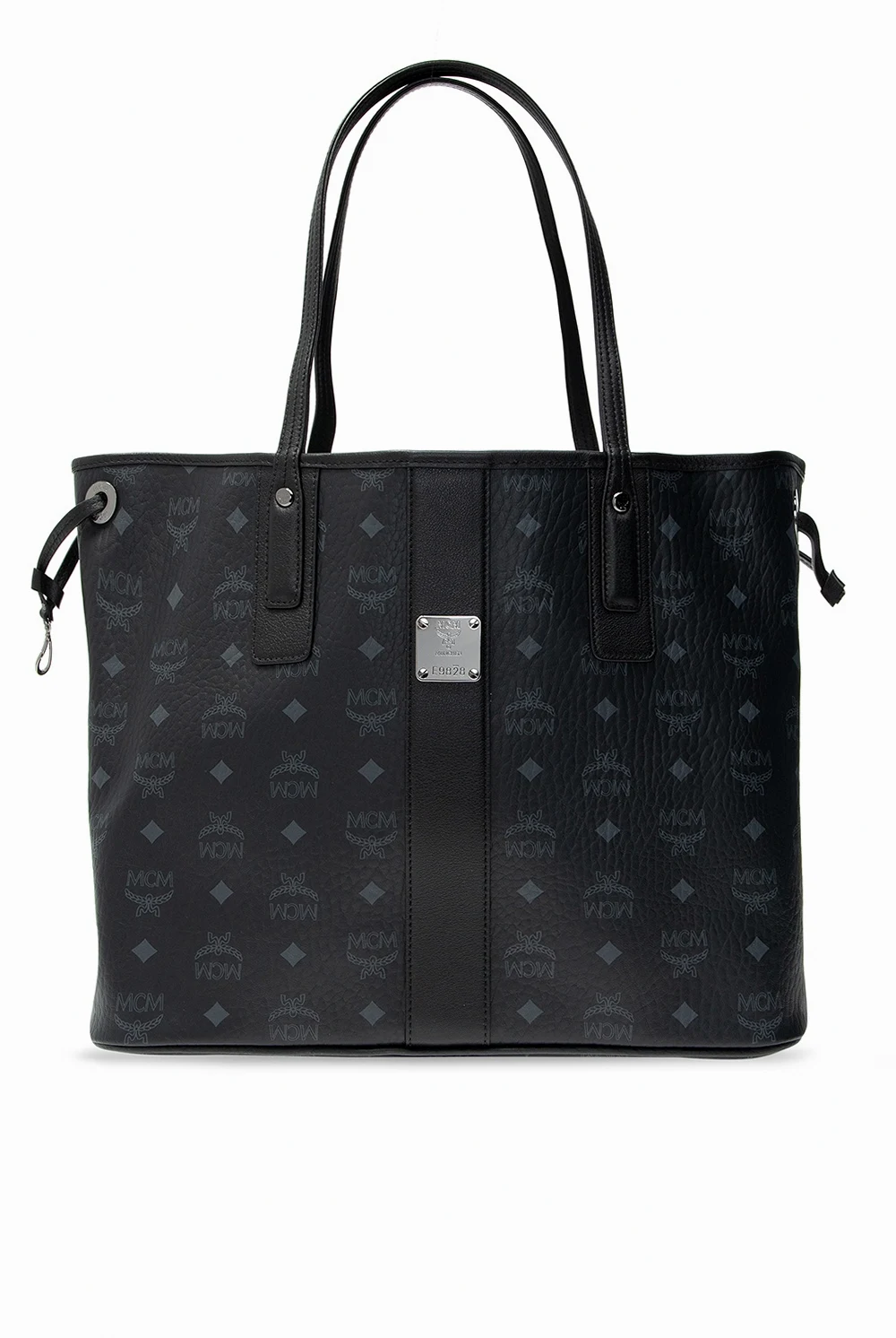 BLACK Tote bag with logo
