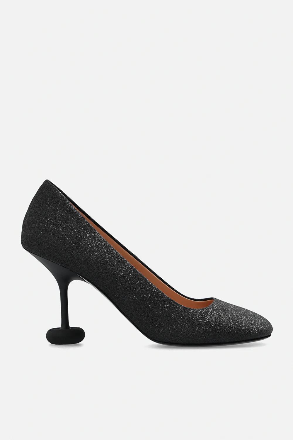 BLACK ‘Shroom’ stilleto pumps