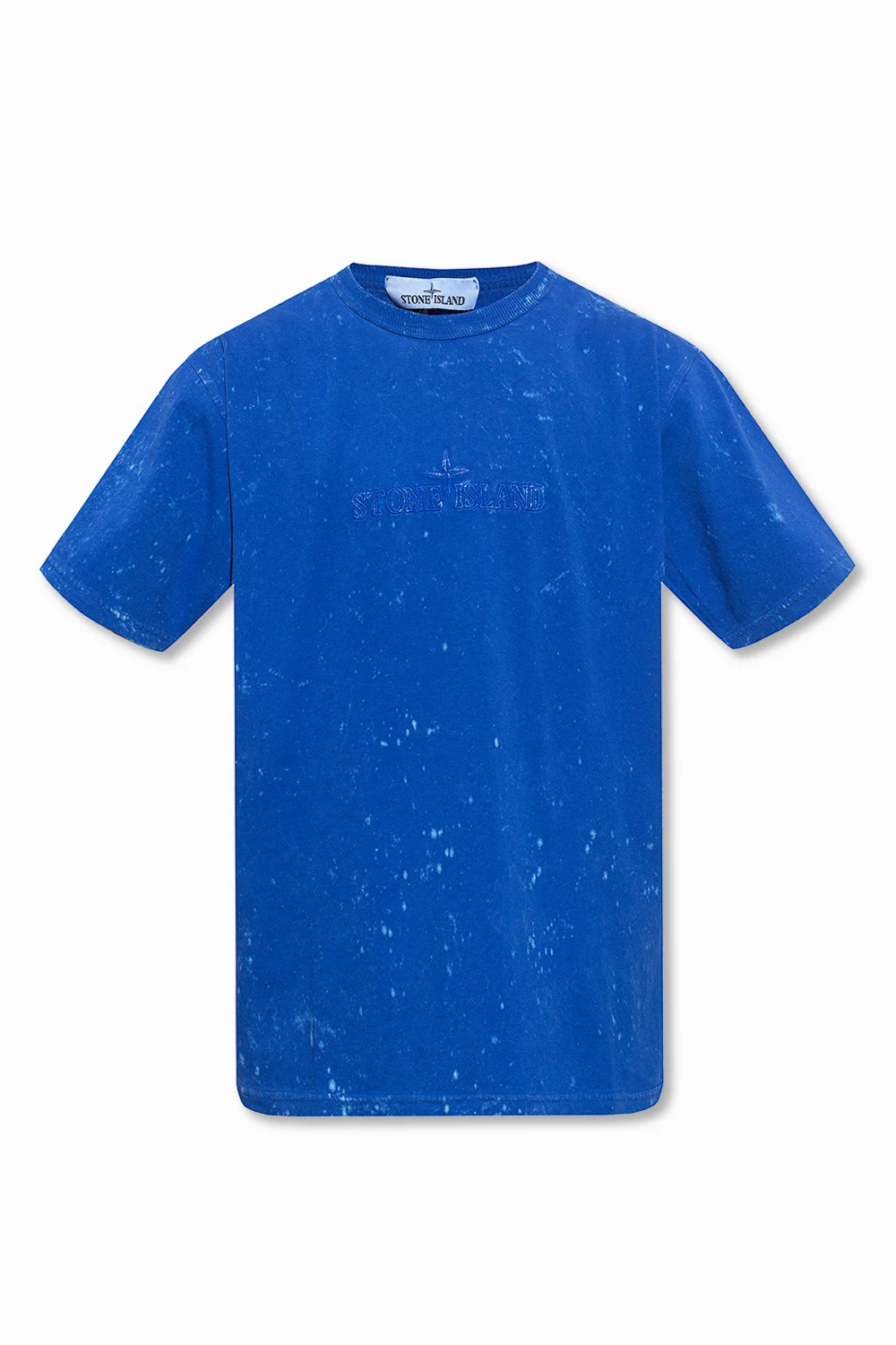 T-shirt with bleached effect