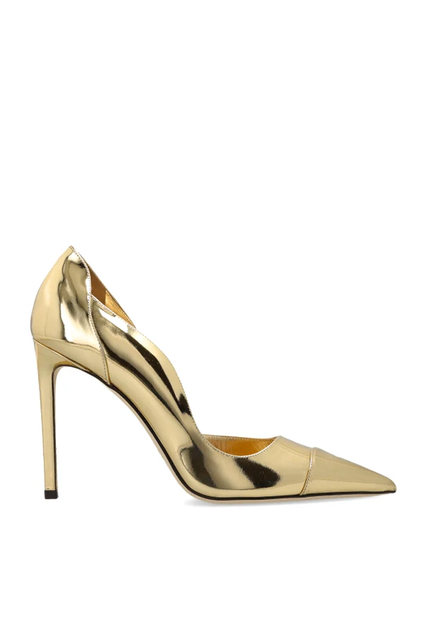 GOLD "Brigitte" heeled shoes