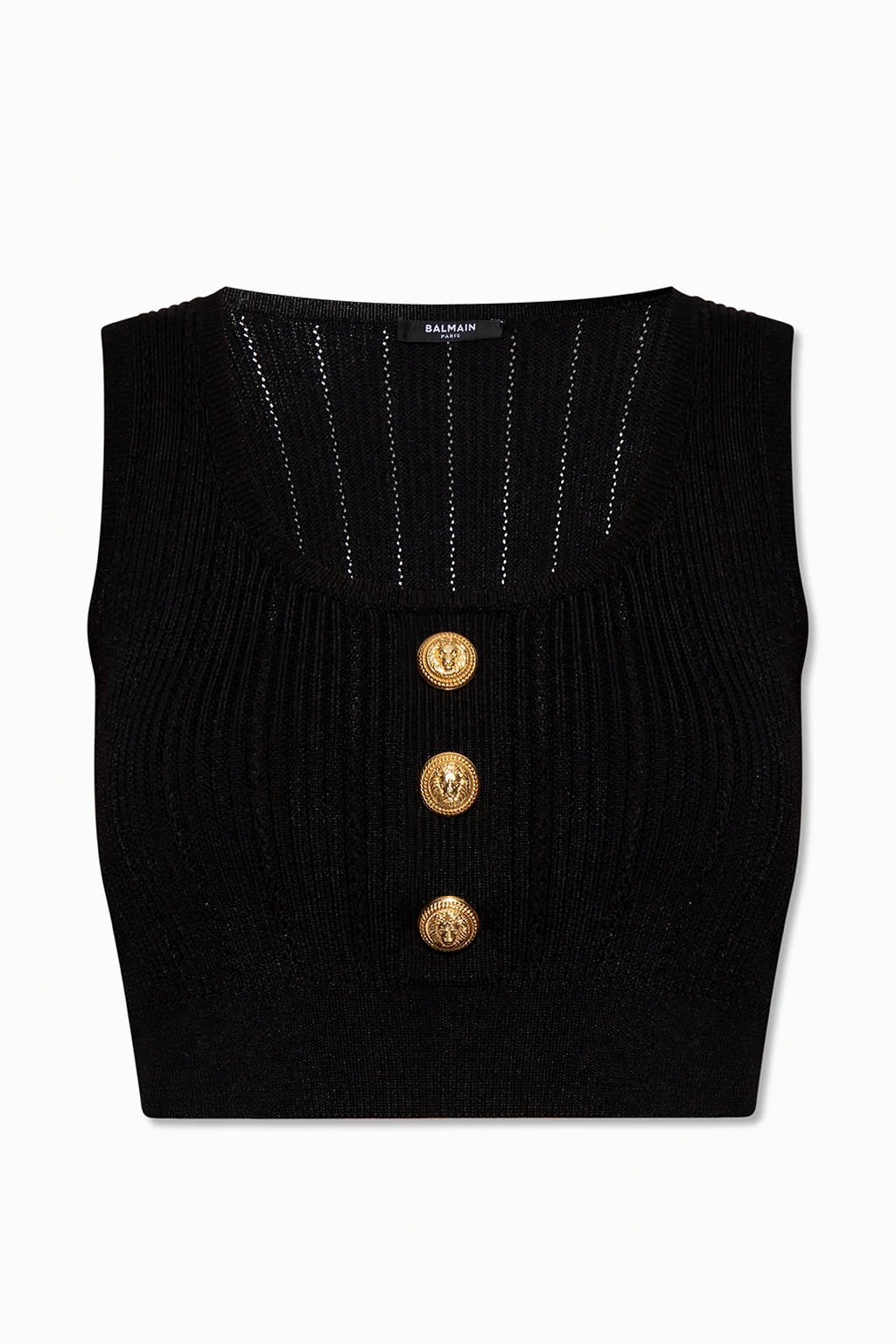 BLACK Embellished tank top