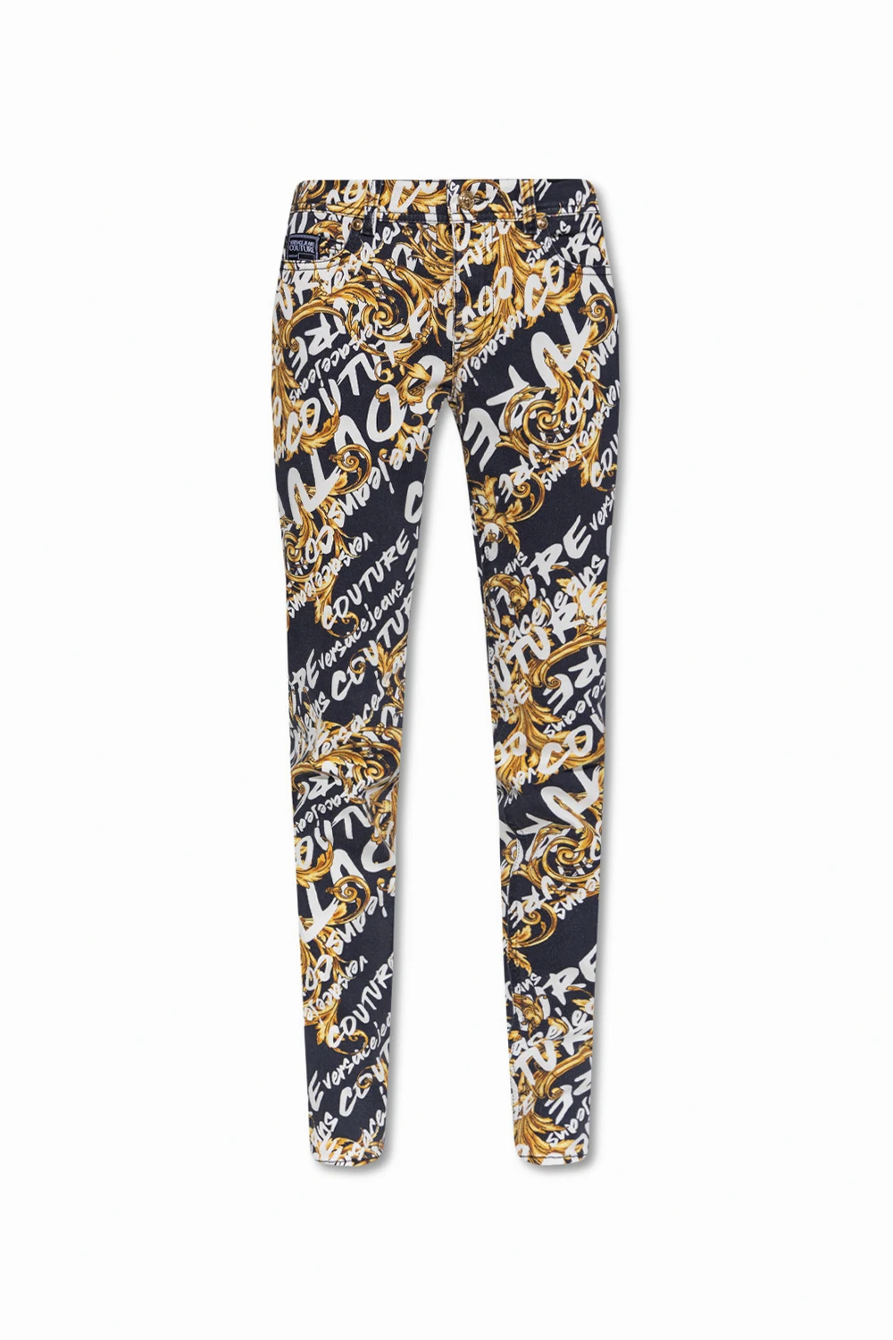 BLACK Patterned jeans