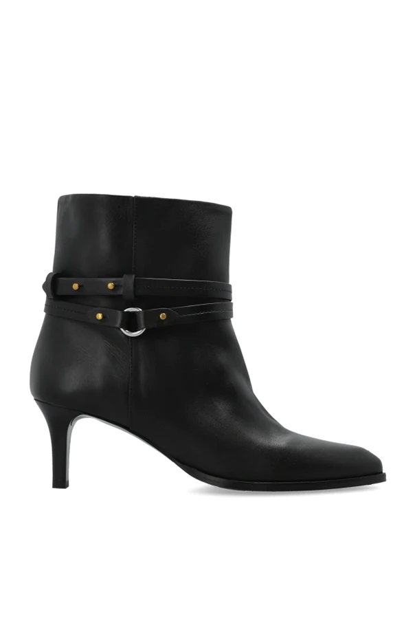 BLACK Heeled ankle boots "Meyli"