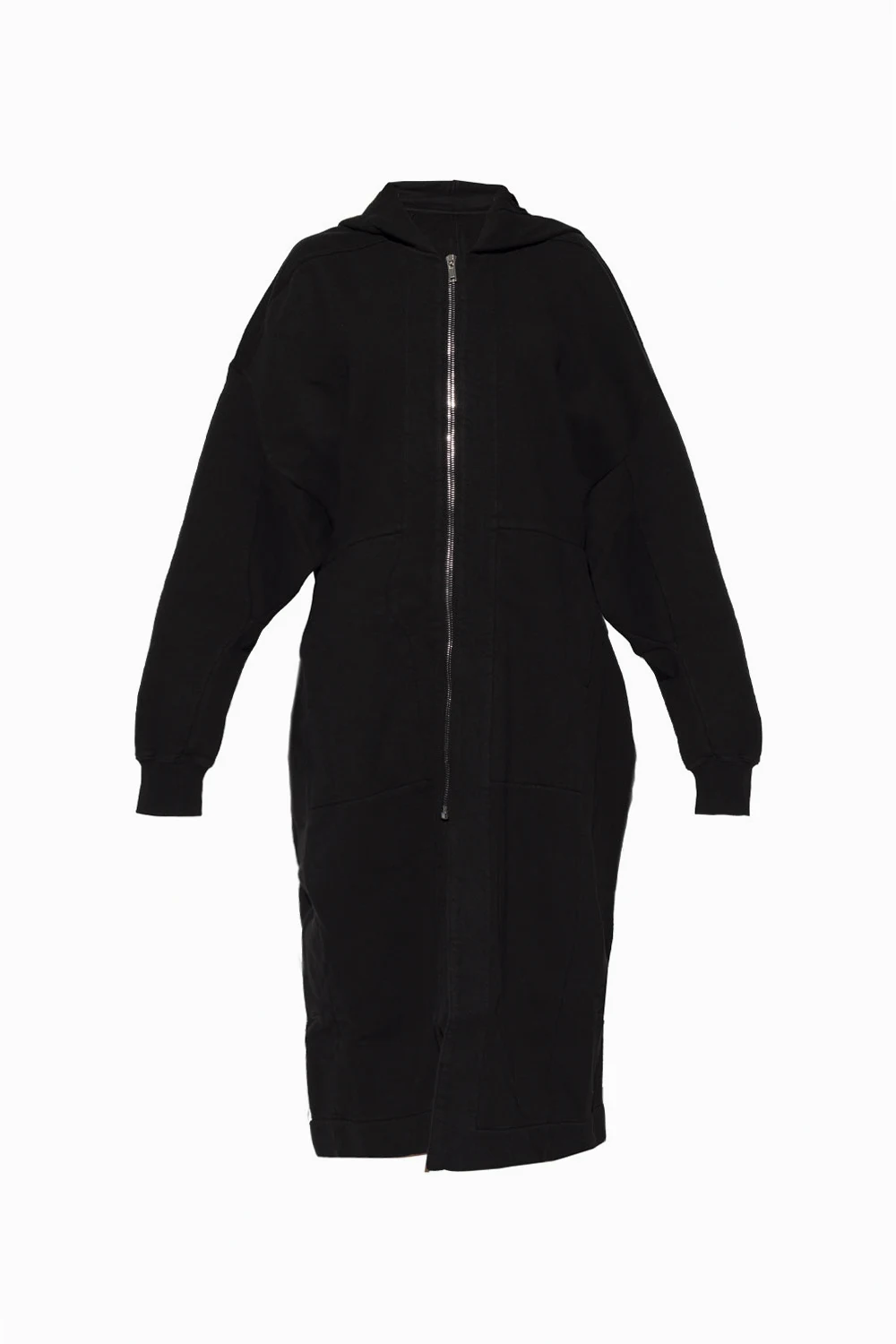 Long hooded sweatshirt