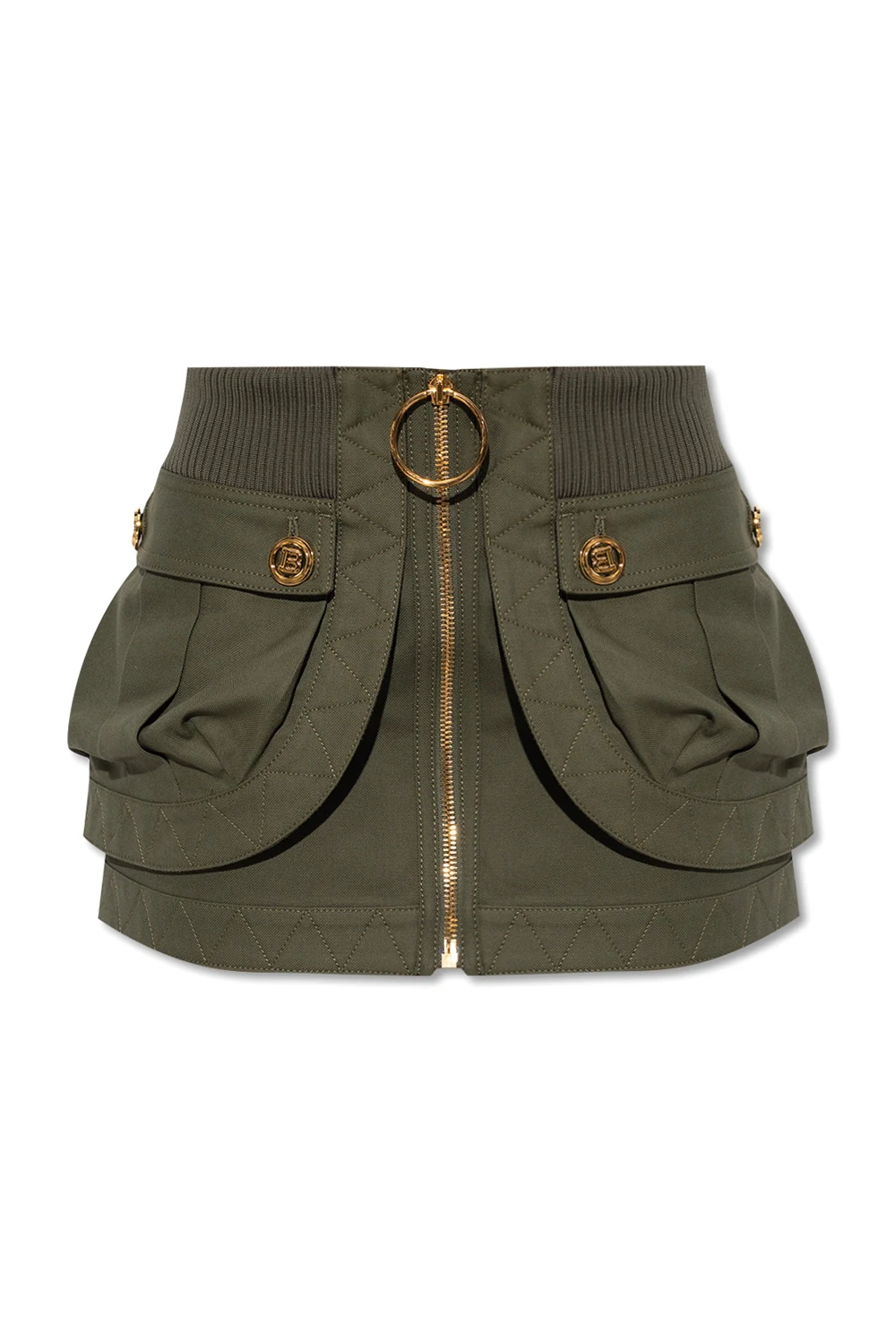 GREEN Cotton skirt