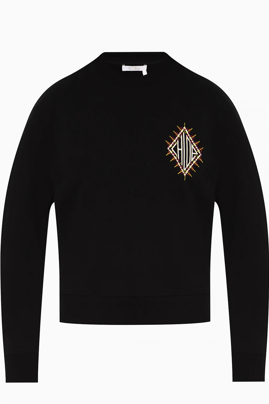 Logo-embroidered sweatshirt