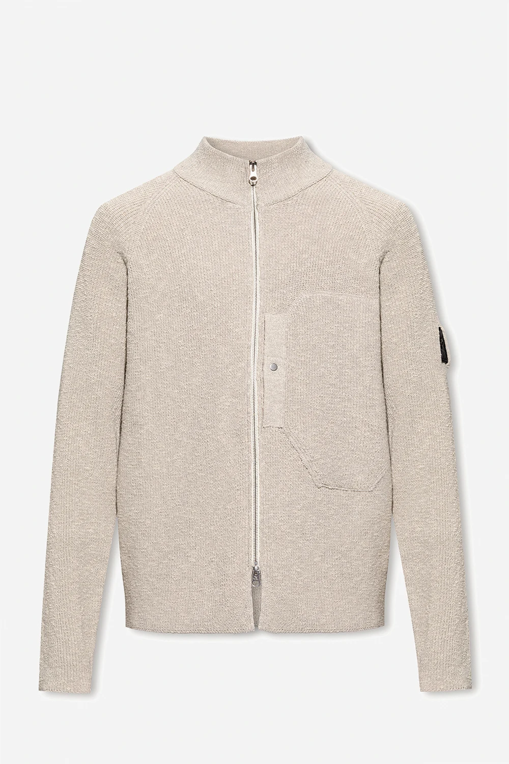 GREY Cardigan with logo
