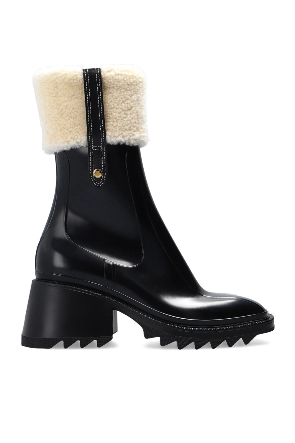 ‘Betty’ heeled rain boots