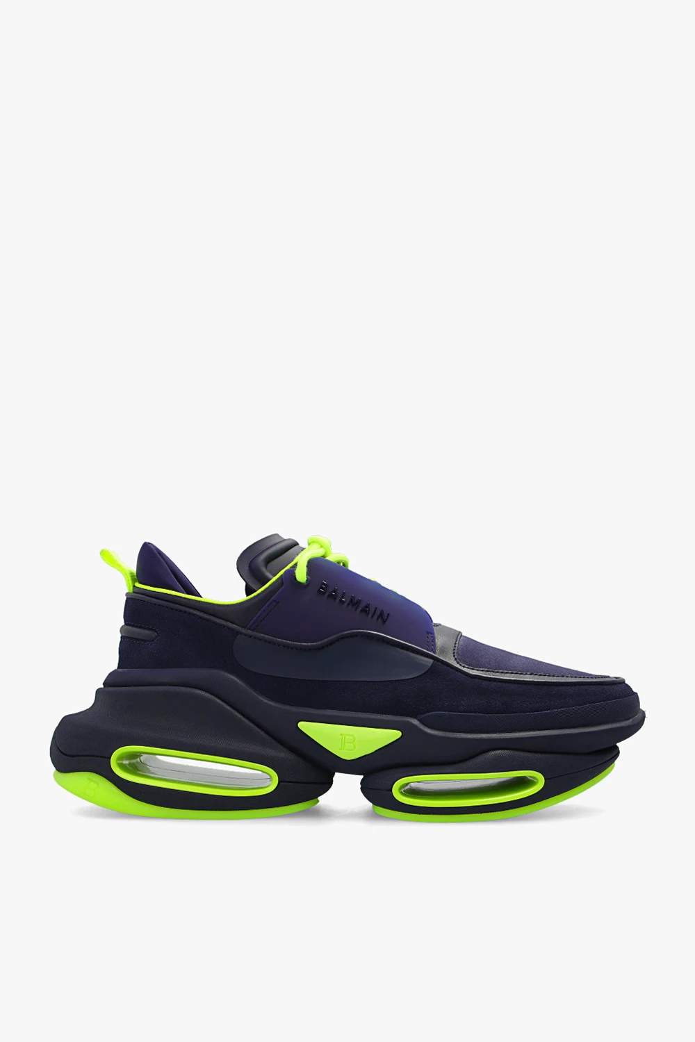 NAVY BLUE Sneakers with logo
