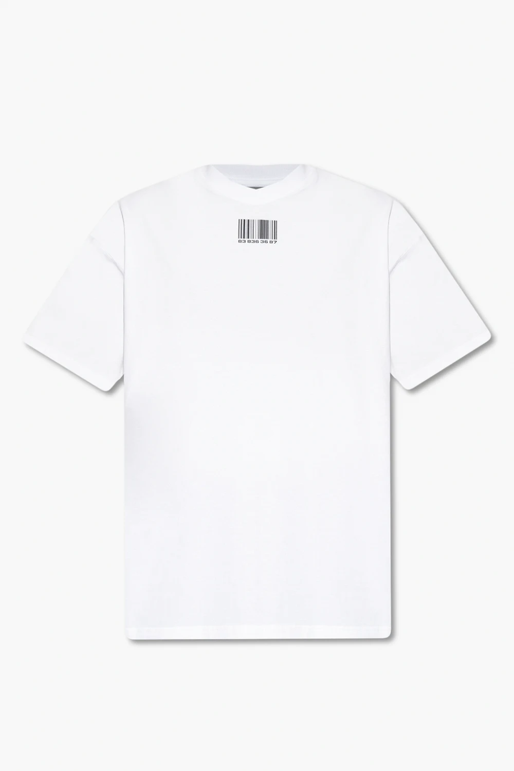 T-shirt z motywem kodu kreskowego