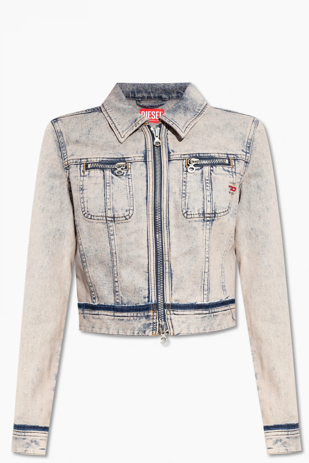 GREY ‘DE-SLIMMY-RE‘ denim jacket