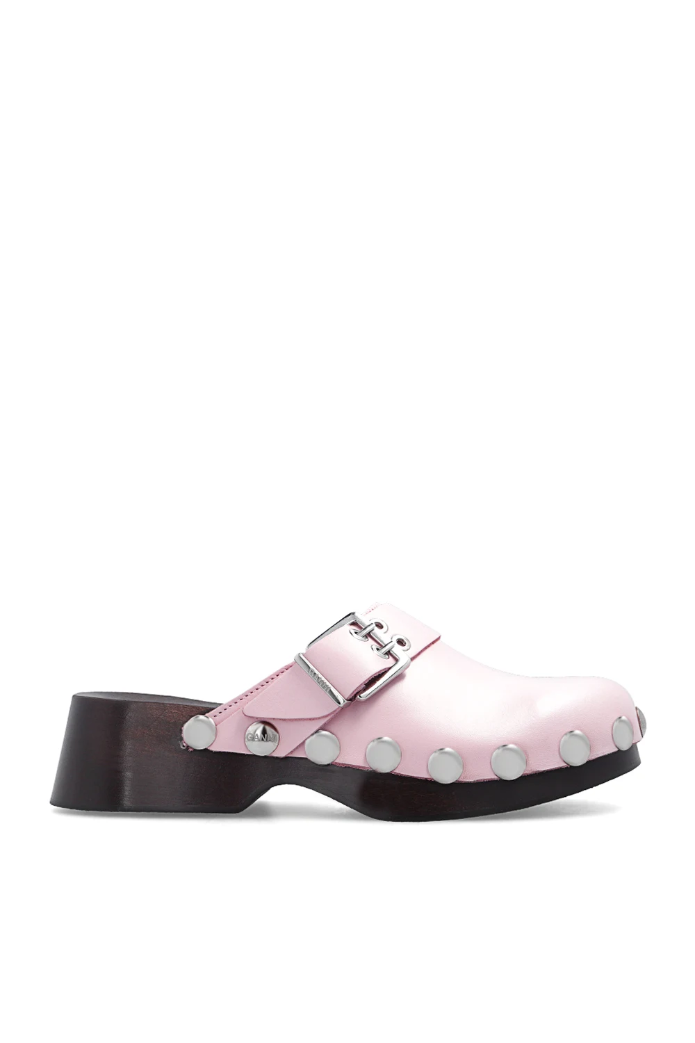 Leather clogs
