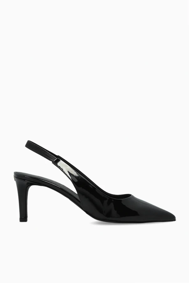 CZARNY Buty na obcasie `Slingback`