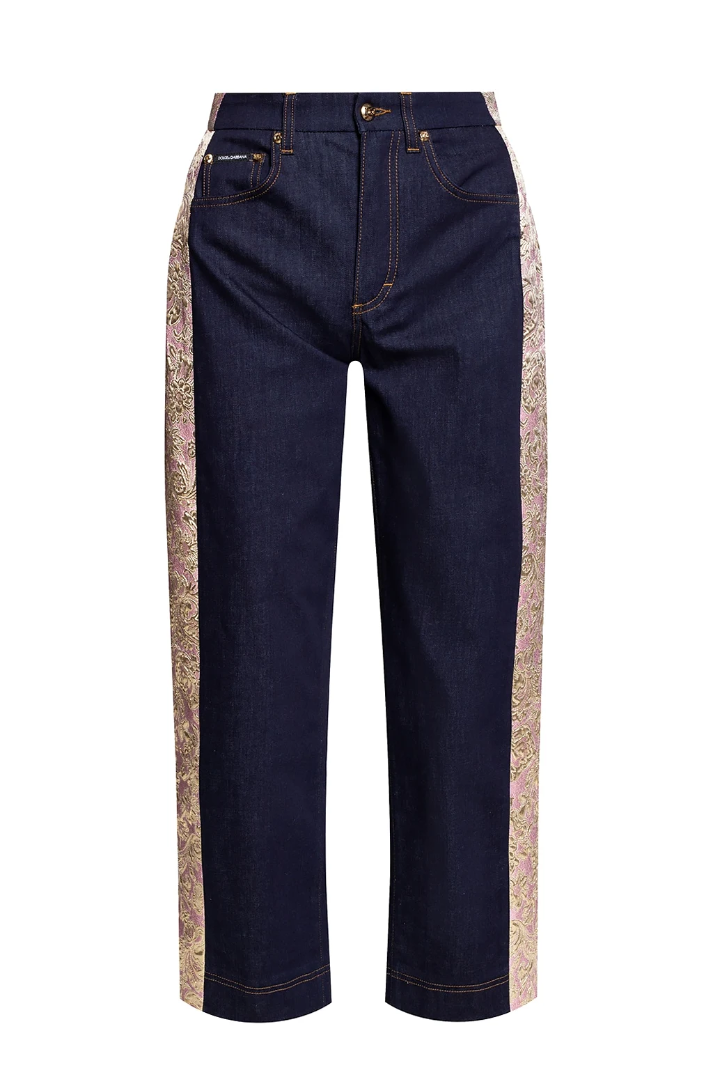 NAVY BLUE Jeans with decorative appliqué