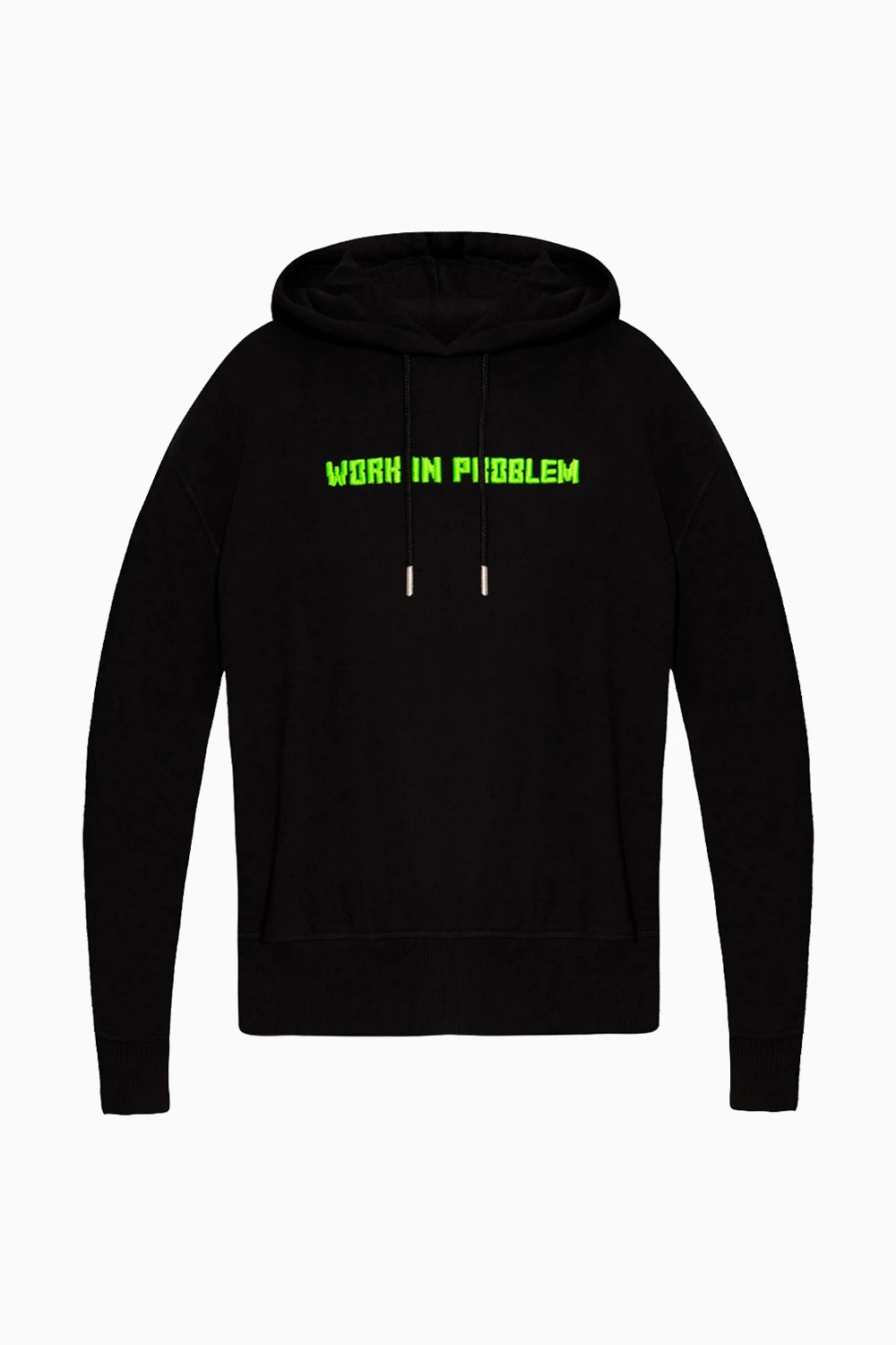 BLACK Hoodie with logo