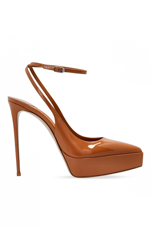 BRĄZOWY Buty na platformie `Uma`