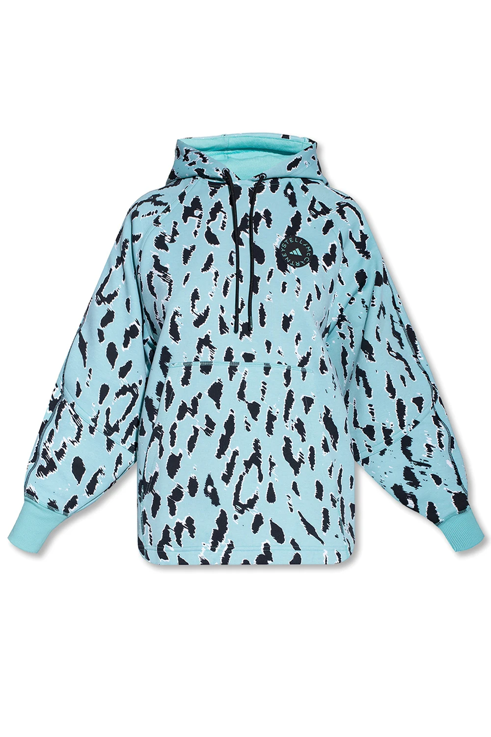 light blue Hoodie with logo