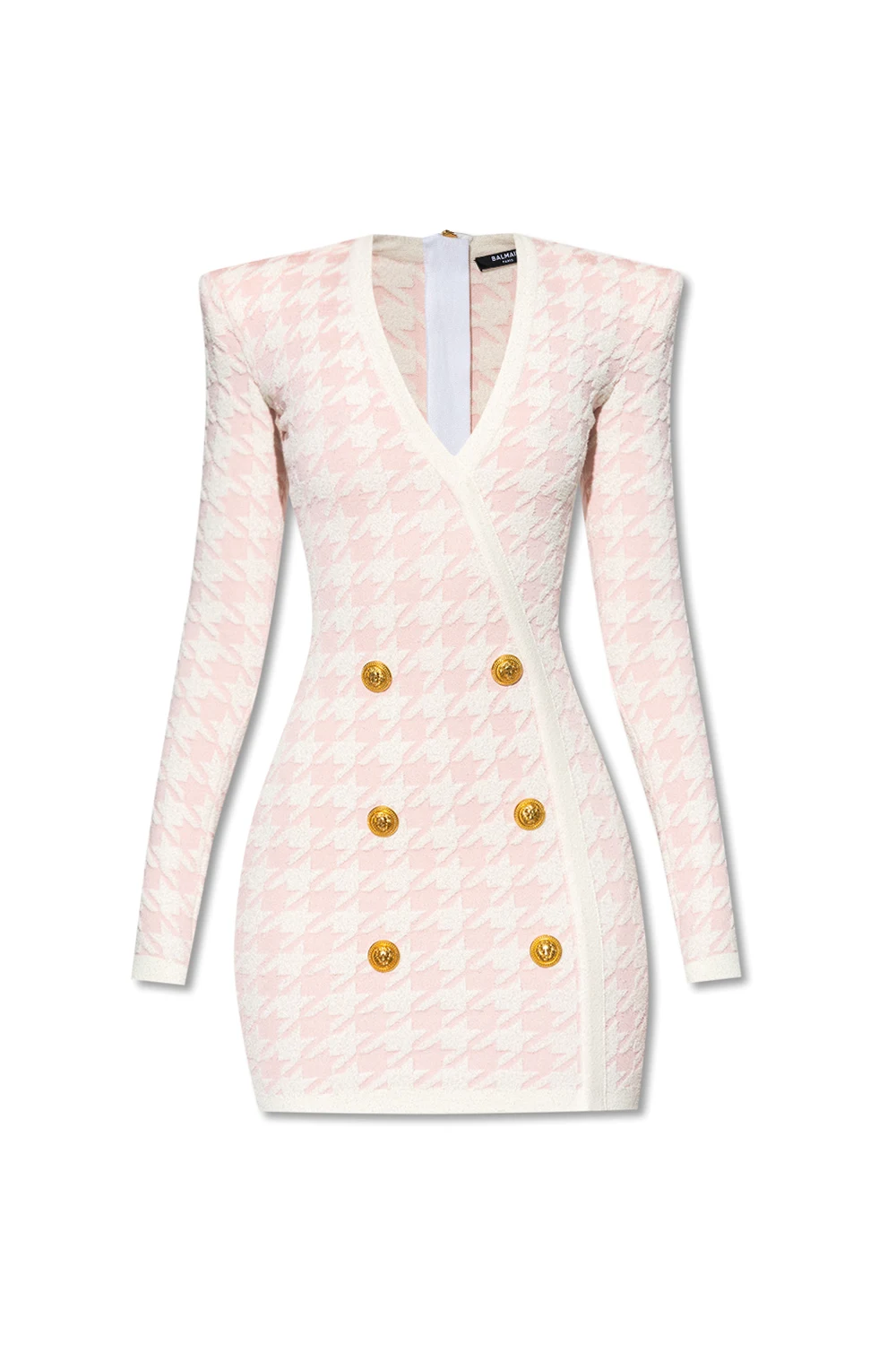PINK Houndstooth dress