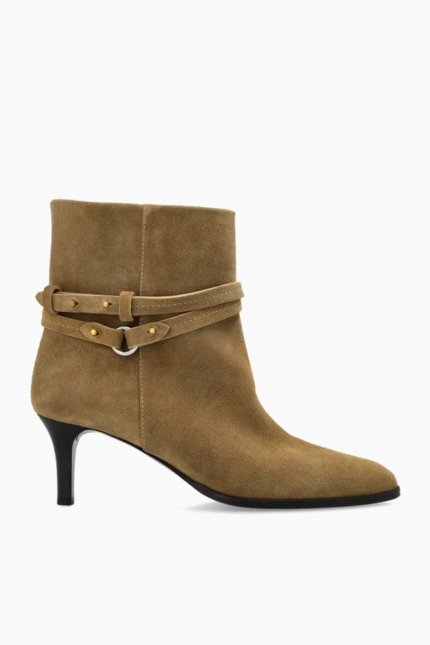 beige Heeled ankle boots `Meyli`